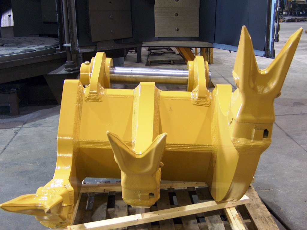 Multi-Ripper for ripping rock and frost. Excavator ripper or backhoe ripper