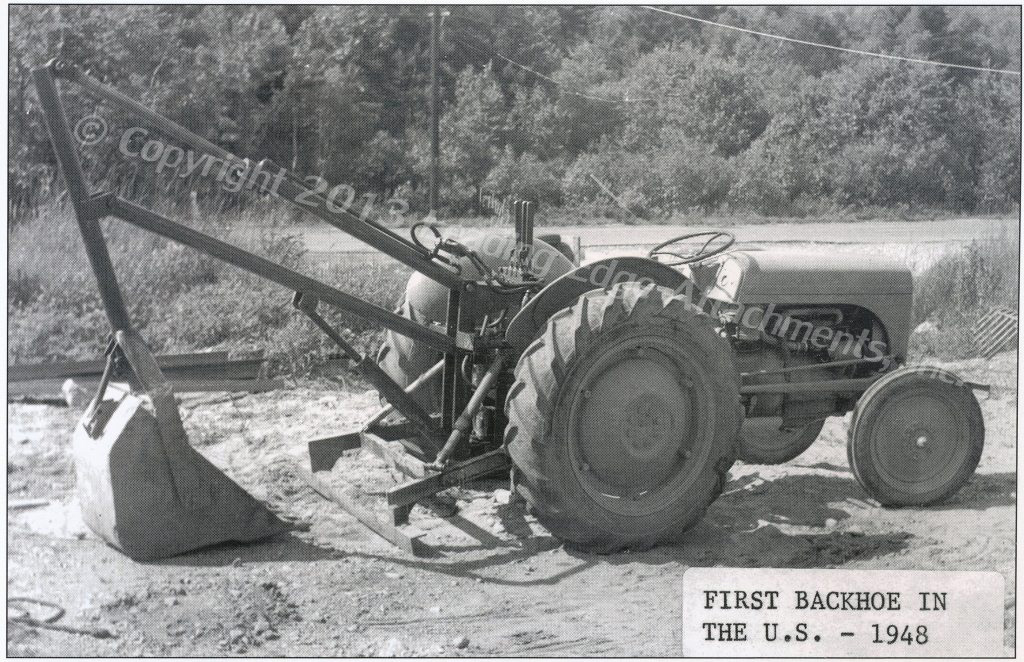  Wain-Roy Corporation di Hubbardston inventori della terna " BACKHOE First-backhoe-1948