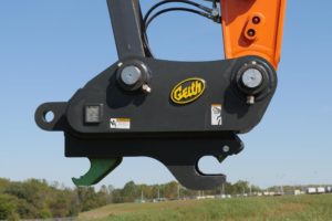 Geith Brand Pin Grabber Style Excavator Quick Coupler